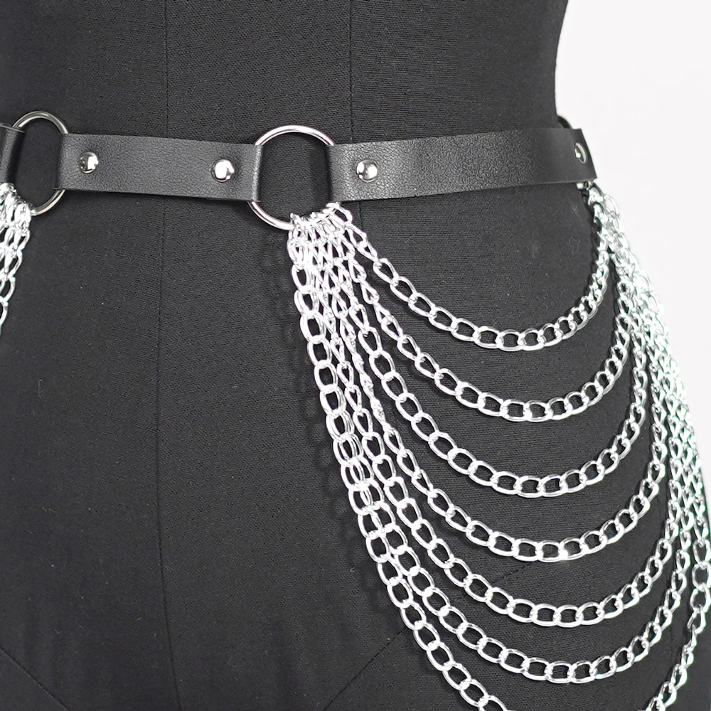 ผู้หญิงเซ็กซี่ขาสายรัด garter เข็มขัดเอวเข็มขัดรัดตัวหนังสายรัดเอวต้นขาสายรัด Gothic เสื้อผ้าอุปกรณ์เสริม