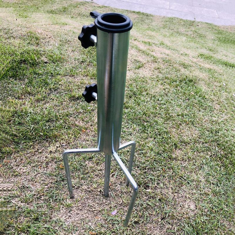 Suporte De Guarda-chuva De Praia Destacável, Suporte De Metal, Âncora De Chão, Âncora De Areia, Base Ao Ar Livre, Aço Resistente, Estacas De Jardim