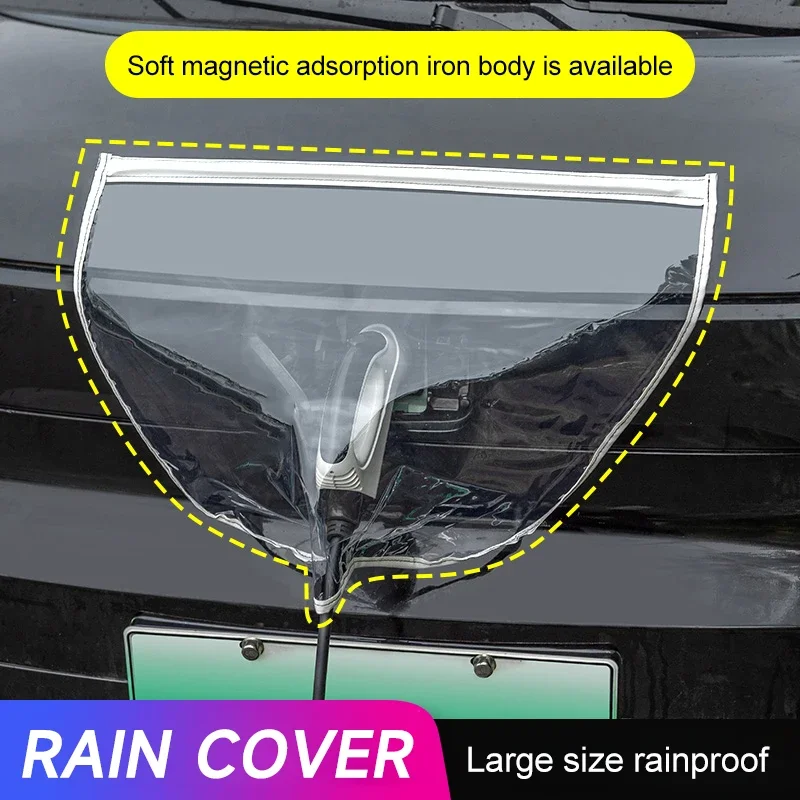 Universele Elektrische Auto Energie Auto Opladen Regenhoes Outdoor Opladen Pistool Waterdicht Stofdicht Auto Regen Sneeuw Cover Accessoires