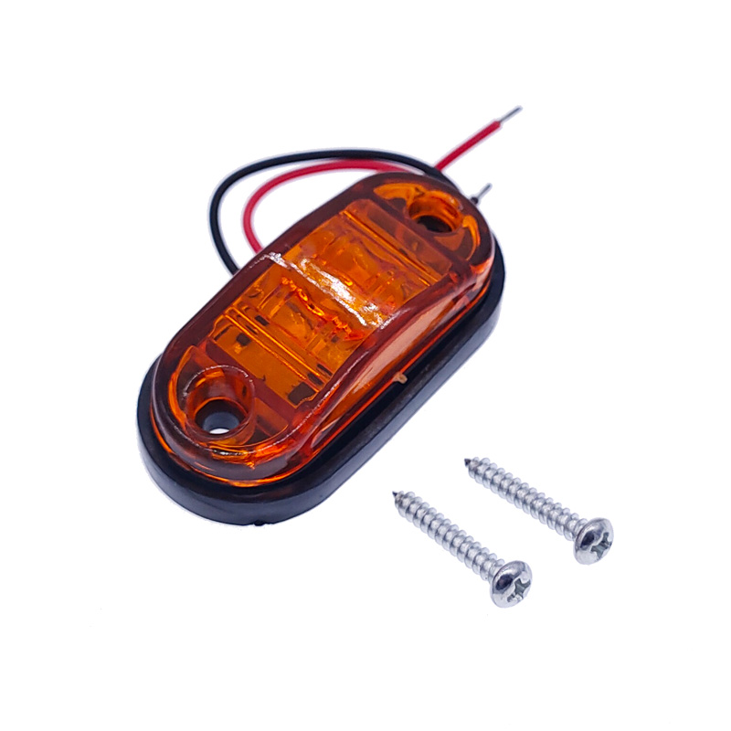 2Pcs 10-30V LED Side Marker Lights Car External Lights Warning Tail Light Auto Trailer Truck Lorry clearance Lamps 5 Colors