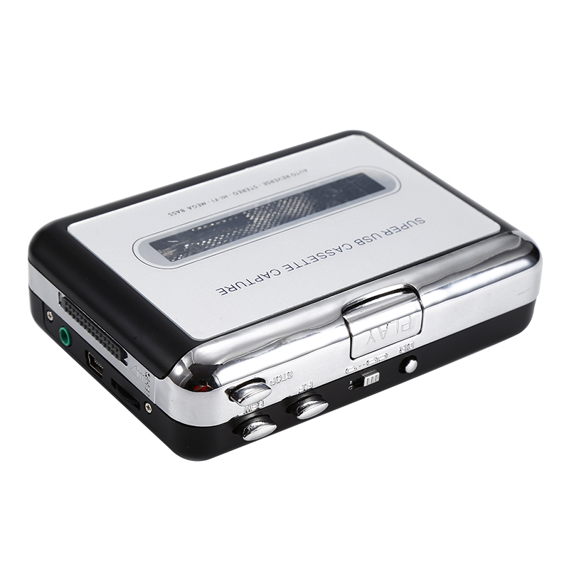 Новый кассетный плеер USB Walkman Кассетная лента Музыкальный аудио в MP3-конвертер Плеер Экономия MP3-файла в USB-флеш/USB-накопитель