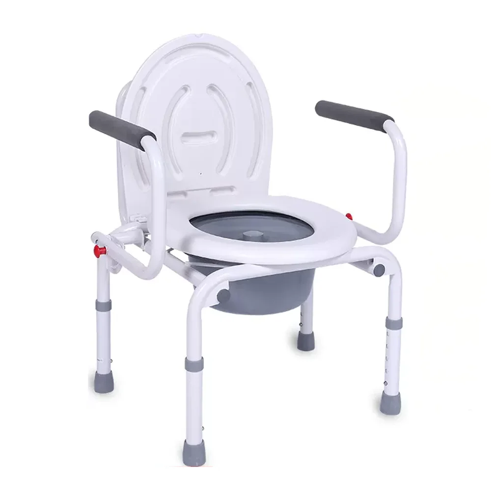 Silla cómoda de acero para ancianos y mujeres embarazadas, venta directa del fabricante, sillas de inodoro