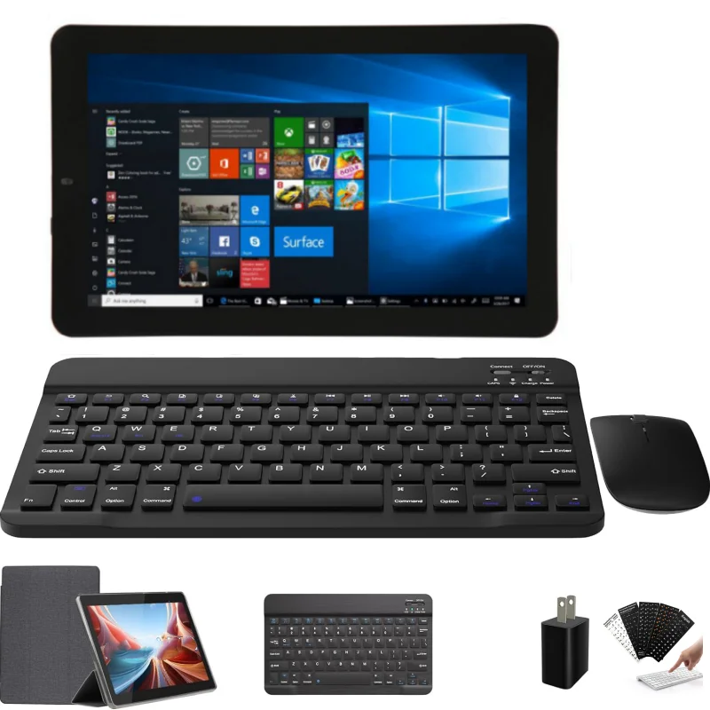 Mais novo 10.1 POLEGADAS Z8350 CPU 2GBRAM + 32GB ROM X3 Windows 10 Tablet PC SEM Câmeras Quad Core WIFI 1280x800 IPS