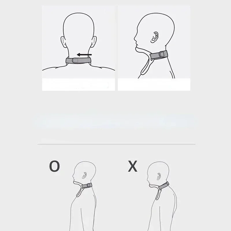 Nekbrancard Houdingcorrector Nekbrace Ondersteuning Verbeter de pijn Veroorzaakte omtrek Verstelbaar Correct Effectief brancard