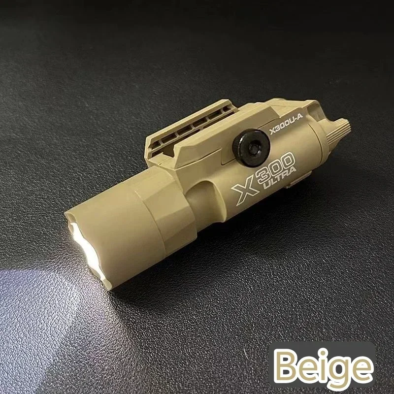 TINSOL New X300U-A Multi - functional Tactical Light: Fits 20mm Rail, for Toy Airsoft Guns, Hunting, CS Matches & Wargames