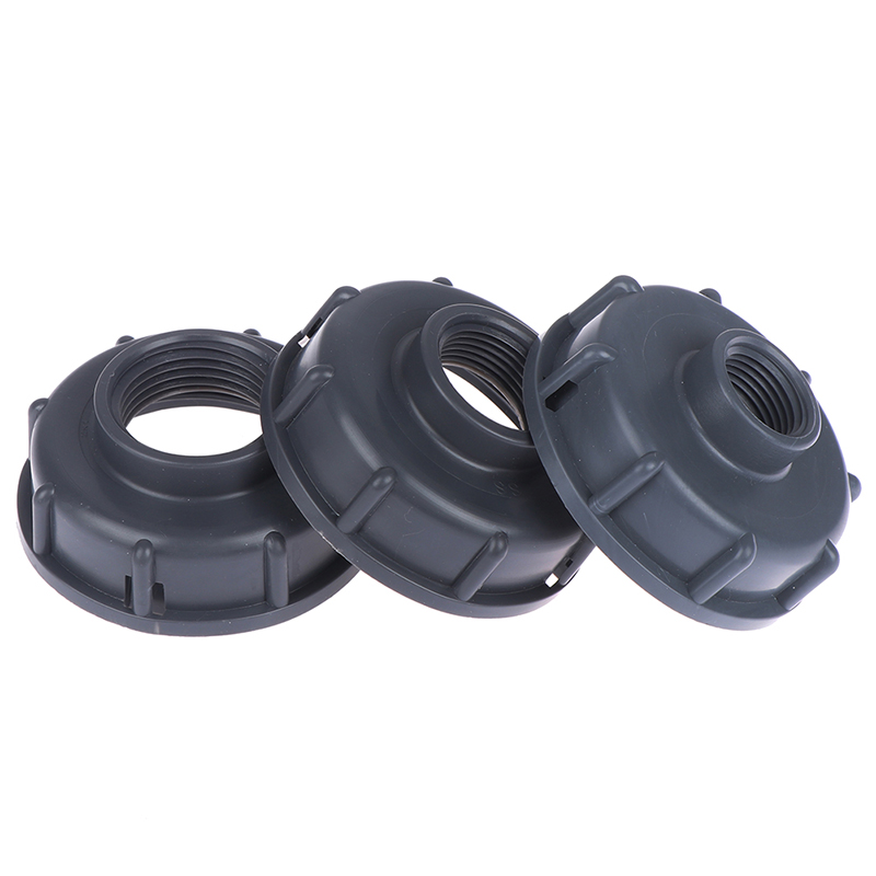 อุปกรณ์ถัง IBC ทนทาน S60X6ฝาเกลียวหยาบ60มม. เกลียวหญิงถึง1/2 ",3/4",1 "ขั้วต่ออะแดปเตอร์