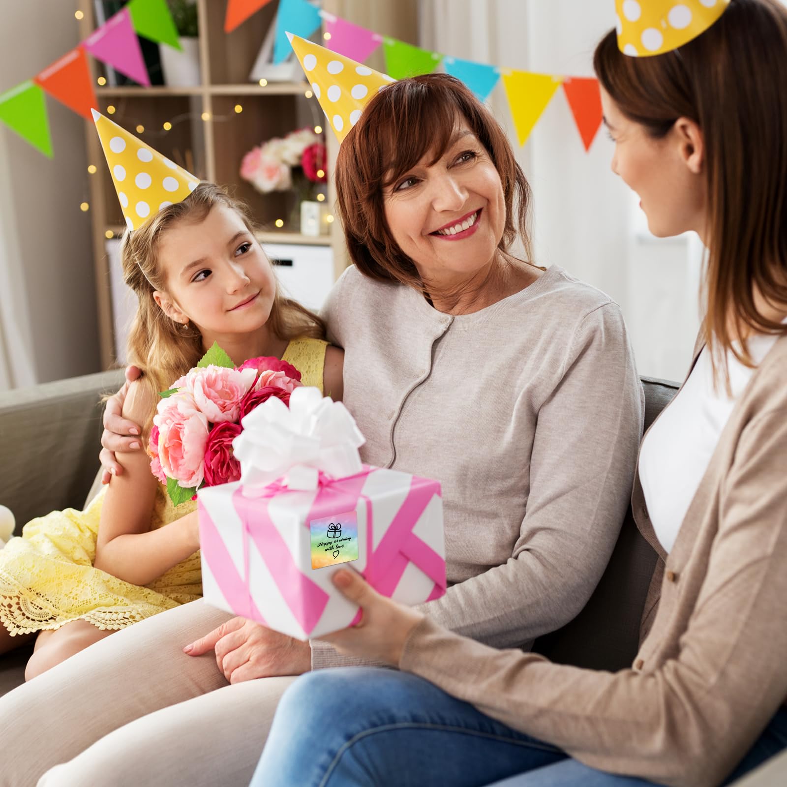 M110 ป้าย 1.96 "สีความร้อนสแควร์ป้ายสติกเกอร์สําหรับ Phomemo M110 M220 M200 M120 M221 เครื่องพิมพ์สําหรับ DIY ออกแบบโลโก้ชื่อแท็ก