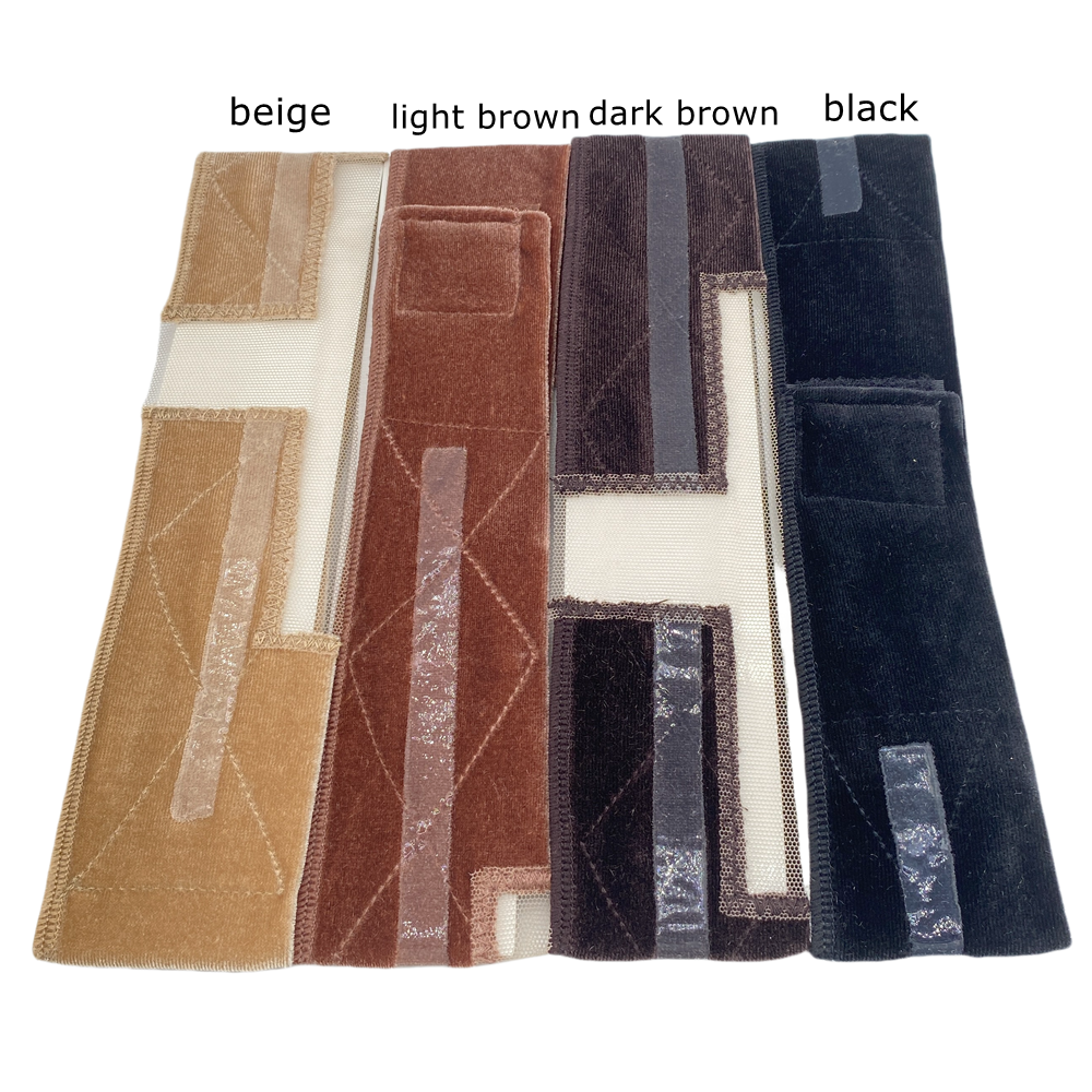 4-цветная волшебная липкая кружевная ручка для парика, нескользящая мягкая бархатная повязка для парика, повязка на голову, женские бархатные аксессуары для парика, регулируемая повязка на голову