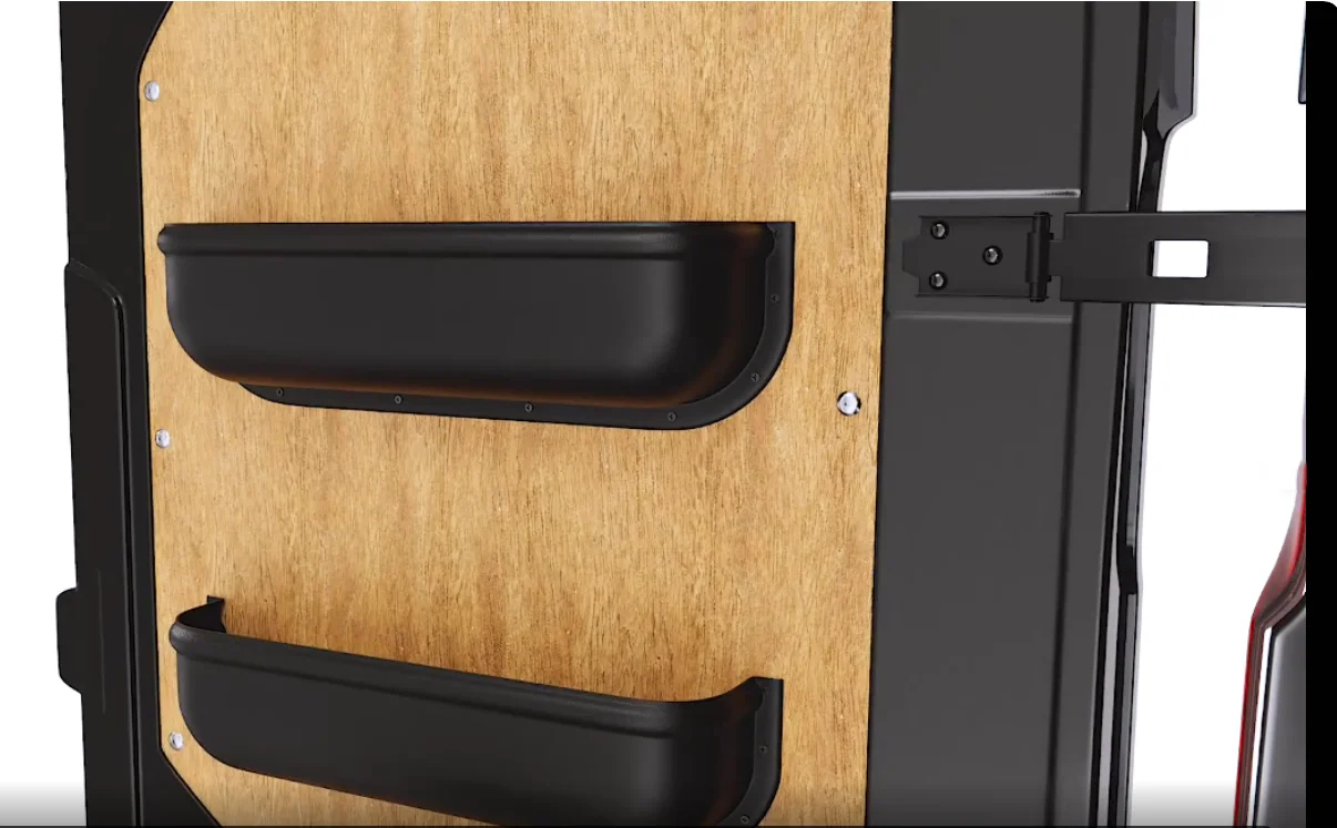 ประตูรถกล่องเก็บสําหรับ Van Camper Universal Fit แผงประตูถาด Armrest Organizer ฝาครอบรถอุปกรณ์เสริมกล่อง