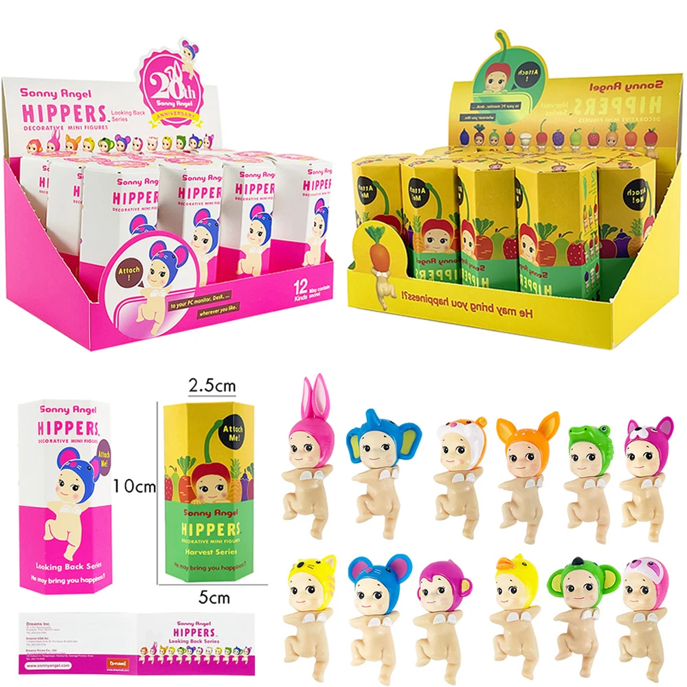 Sonny Angel caja ciega serie cosecha frutas y verduras 1-12 Uds figuras de Anime adornos muñecas Fans niños regalo de Navidad