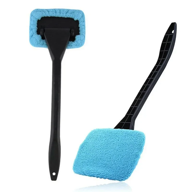 Herramienta de lavado de parabrisas, Kit de cepillo de limpieza de ventanas, accesorios para Interior de coche, mango largo, 1 ud.