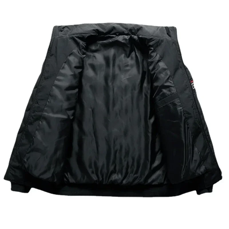 Chaqueta acolchada de algodón para hombre, ropa de calle coreana, informal, cálida, 5XL, otoño e invierno, 2024