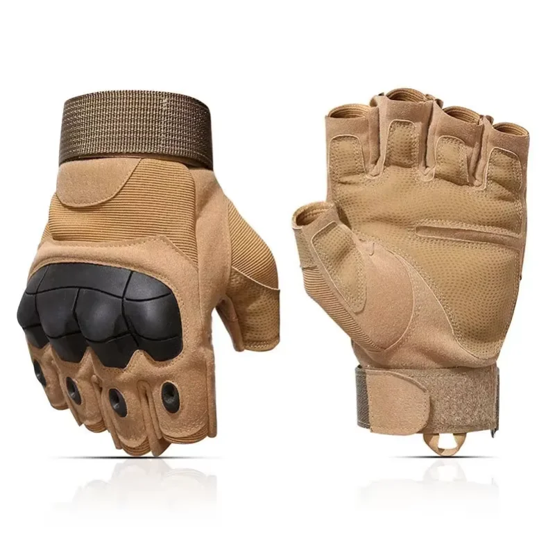 Outdoor Fingerlose Handschuhe Harte Knuckle Paintball Airsoft Jagd Kampf Reiten Wandern Halbfinger Handschuhe