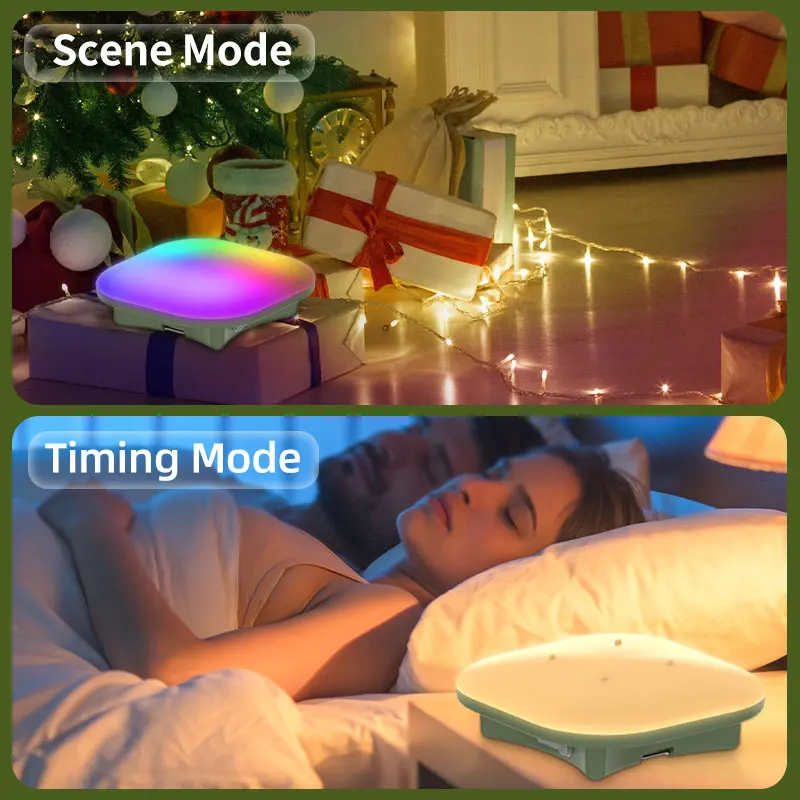 Linterna inteligente recargable para acampada, iluminación LED RGB con Control por Bluetooth, sincronización de música por aplicación Tuya, 13500mAh, 80W, para exteriores