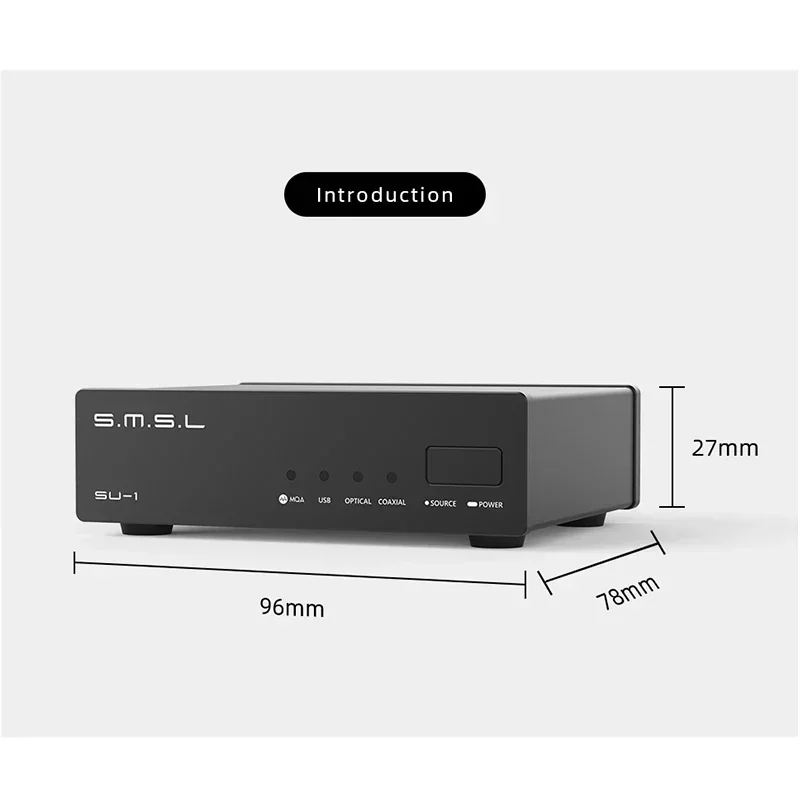SMSL SU-1 MQA MQA-CD аудио декодер AK4493S XU316 768 кГц/32 бит DSD512 SU1 Hi-Res DAC