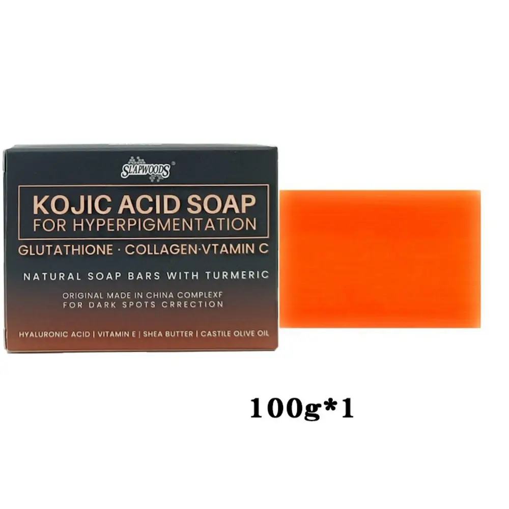 VALITIC สบู่กรดโคจิกสบู่ไวท์เทนนิ่งลบสบู่ผิวหน้าสีดํา Handmade Bleaching Acid กลีเซอรีนด้วยวิตามินซีทําความสะอาดลึก