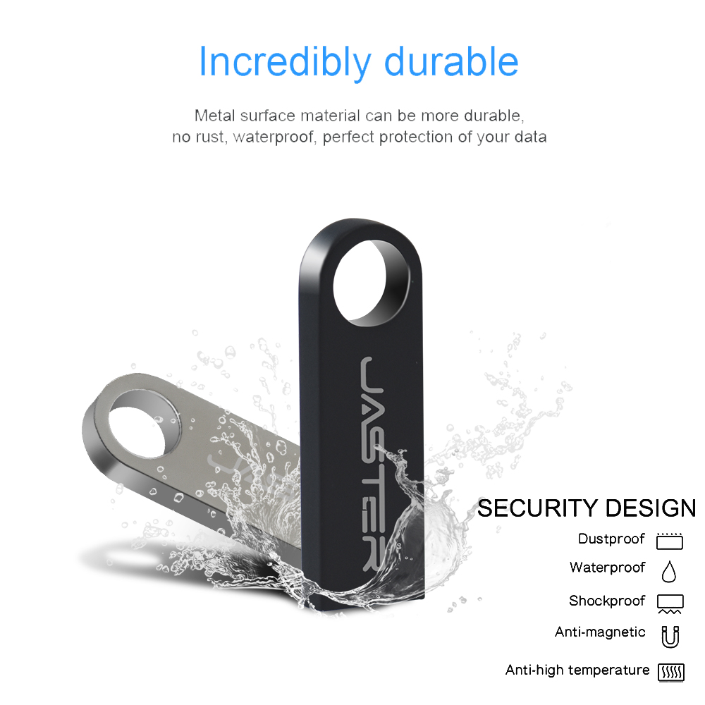 USB Flash Drive 128GB Pendrive 128GB Memory Stick 32GB 4GB Metal 64 GB Pen Drive 8GB USB Stick 16 GB Free Chain USB Flash Drives