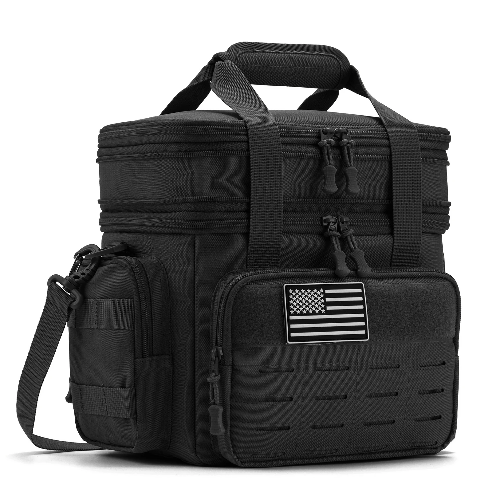 18L Taktische Lunchbox für Männer, erweiterbar, robust, isoliert, Kühltasche, auslaufsicher, Thermotasche, Arbeit, Camping, Outdoor, Picknick
