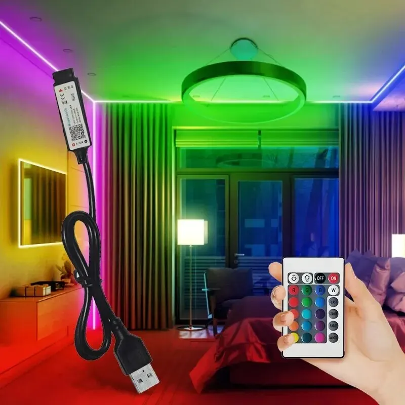 3M 2835RGB Background Atmosphere Colorful Lighting Strips Color 5v Light TV Bedside Bar Atmosphere Light Led Tape