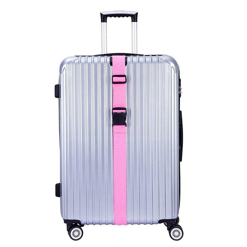 1 peça alça de bagagem de náilon ajustável mala de viagem fivela cinta cinto de bagagem acessórios de viagem mala embalagem cinto de segurança