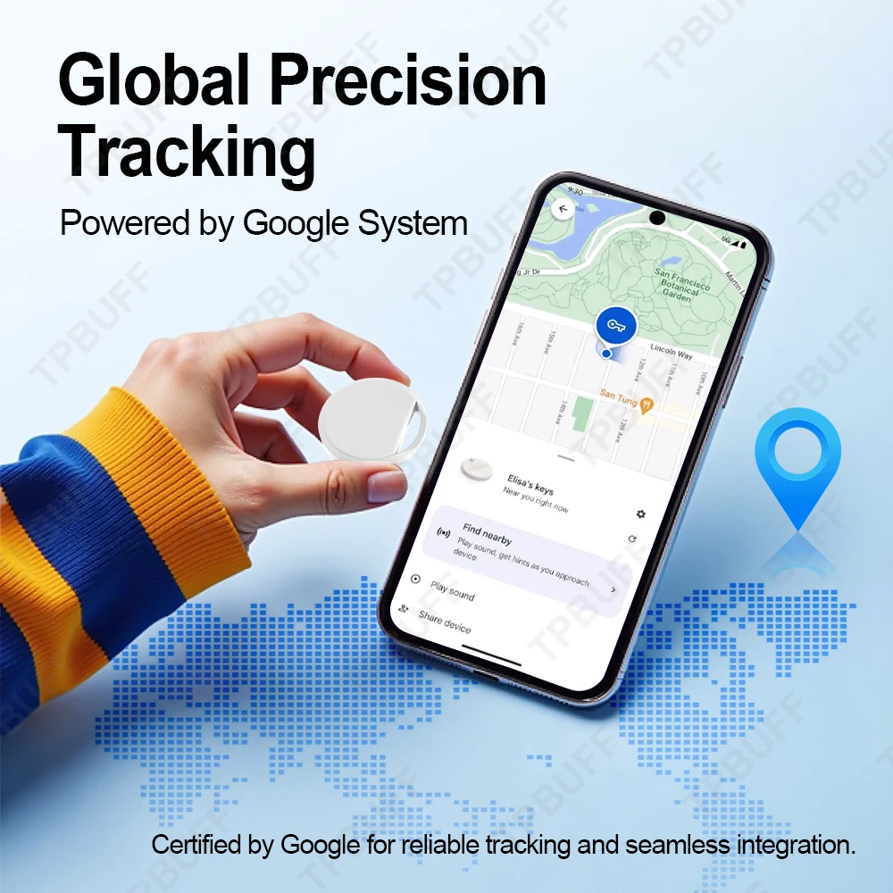 Google Smart Home GPS-trackers Android Vind mijn apparaat Trackerkaart Android Tag Auto Localizador Gps Anti-diefstal Auto-elektronica