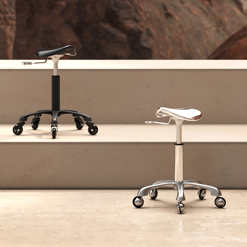 2025 アップグレード人間工学に基づいた理髪スツール、サイレントホイール油圧リフト理髪椅子、ホームサロン/理髪店/ネイルスタジオ用