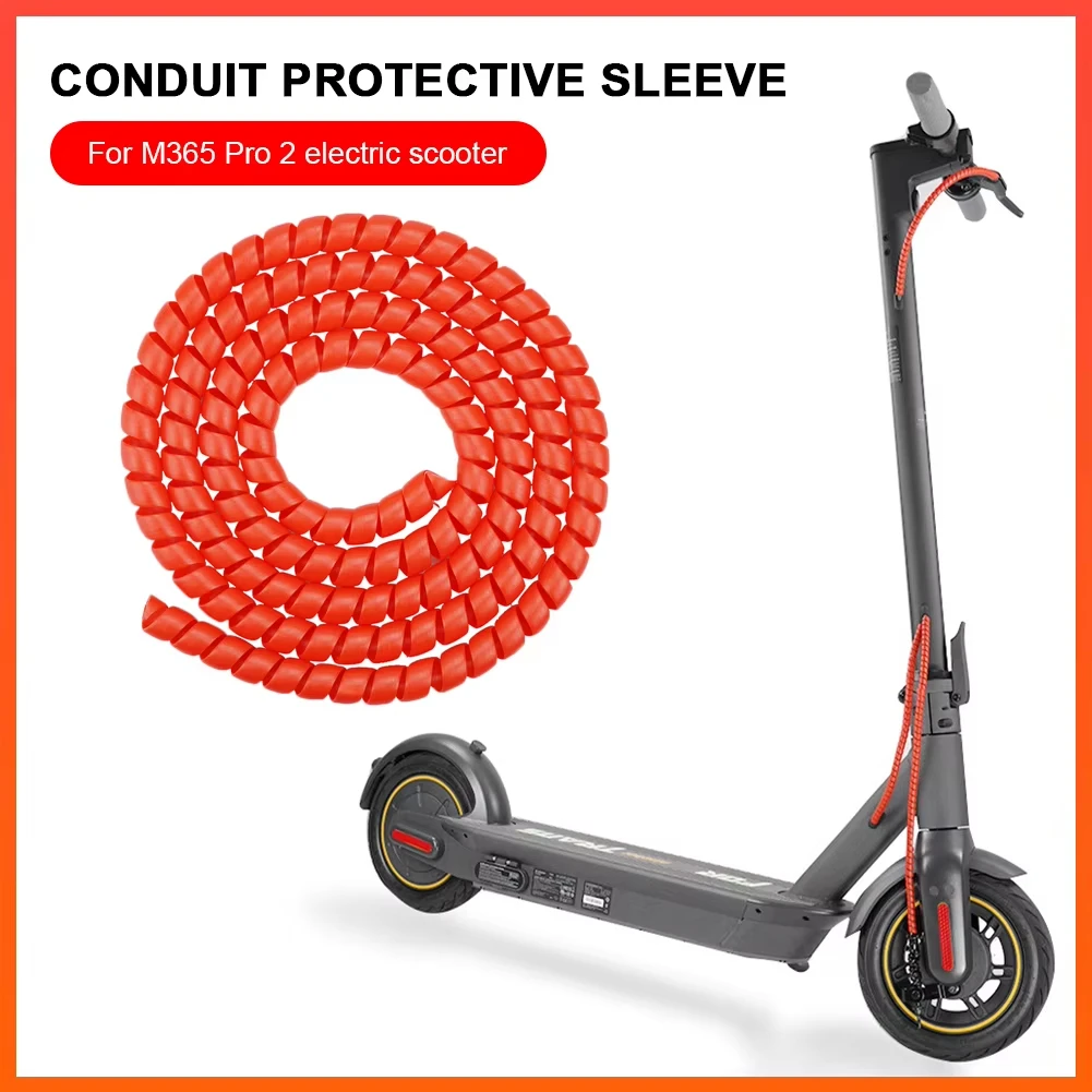 Fio oculto do freio da scooter - cabo de proteção do fio do motor de 1,0 m, organizador do fio com várias cores opcionais