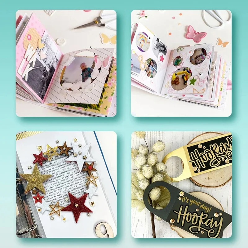 Machine de découpe de cercles en plastique multifonctionnelle, machine de découpe artisanale, machine de découpe de cartes scrapbook, fournitures de bureau