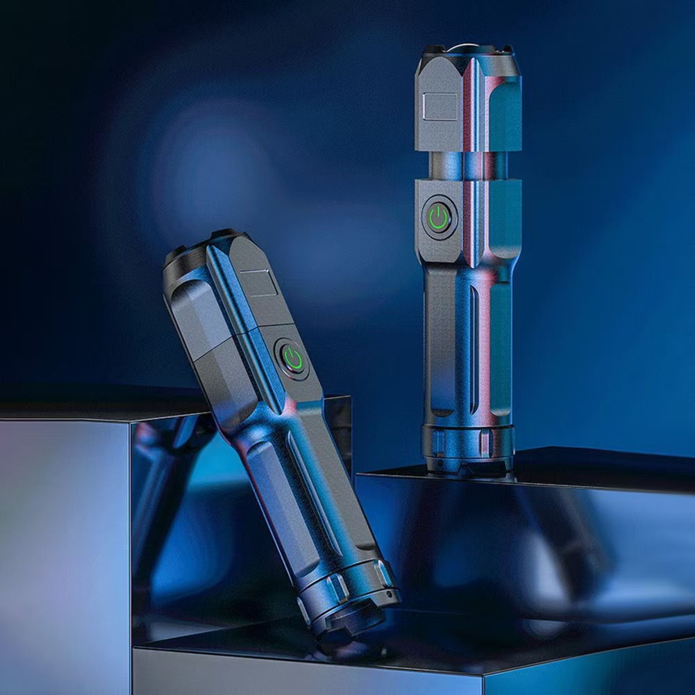 Mini Purple light Very Strong Led Flashlight High Power Rechargeable Flashlights Ultra Powerful Flashlight With Charging Torch