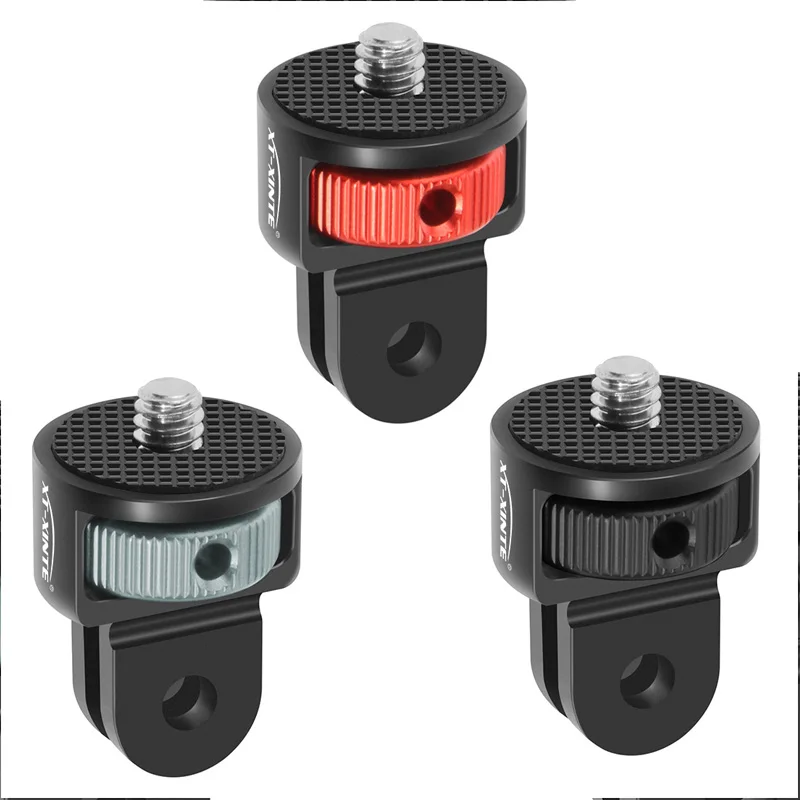 Universal 360 Swivel 1/4" Screw Converter Kit Mini Tripod Adapter with M5 Thumb Screw for Gopro 13 Insta360 X4/3 Action Camera