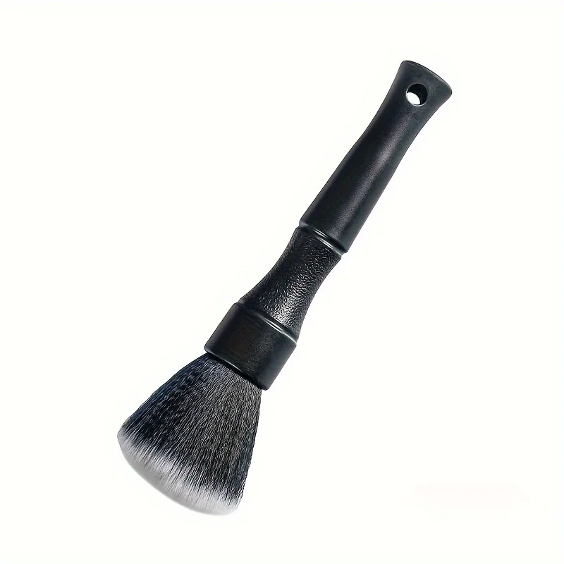 Brosse de détail de voiture Ultra douce, brosse de détail d'intérieur automobile Super douce, cheveux synthétiques pour le nettoyage du cuir de siège de voiture