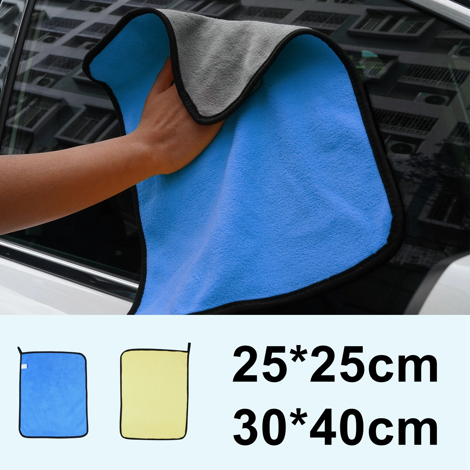 Toalla de microfibra paño de limpieza toalla de limpieza de coche accesorios de automóvil para BMW E46 E90 E92 E60 para VW para Golf 7 para Audi A3 A4 TT