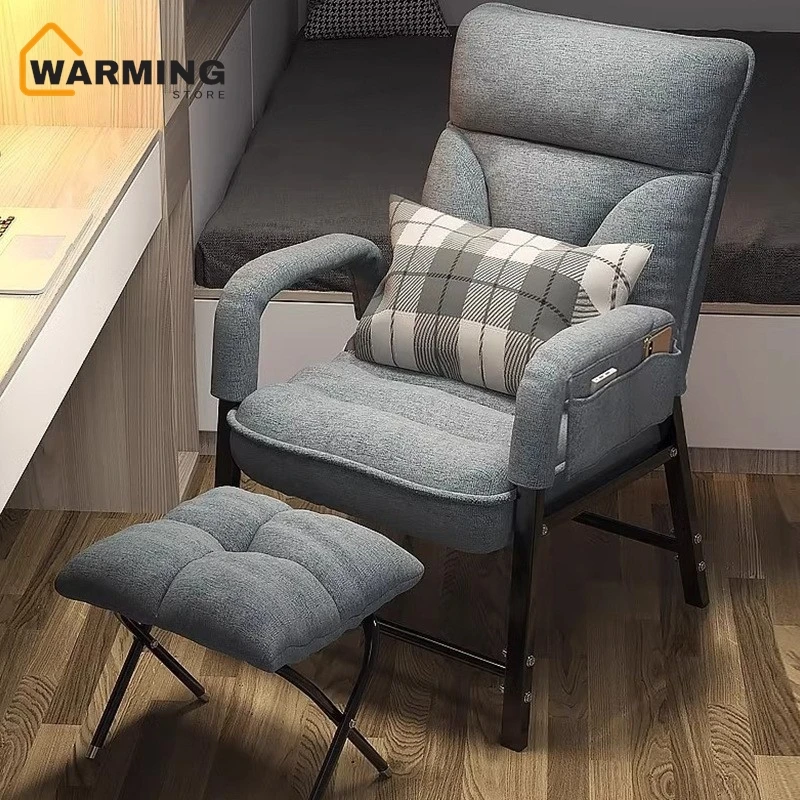 Warming 2025 New Lazy Sofa Chair Single-person Leisure Office Nap Folding Lounge Chair Dormitory Game Backrest Computer Chair