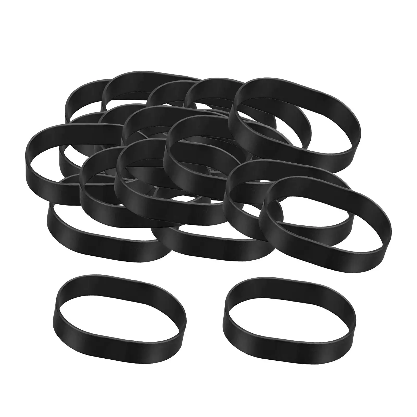 Bandas de goma resistentes para senderismo al aire libre, 3 de 1/2 "x 1/2", 20 unidades