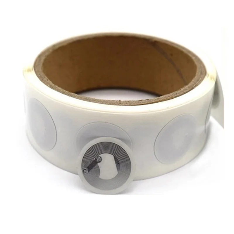 NFC elektronischer Tag RFID Hochfrequenz-Smart-Chip 13,56 MHz selbstklebendes ISO 14443-A-Protokoll WIFI Bluetooth Smart Life