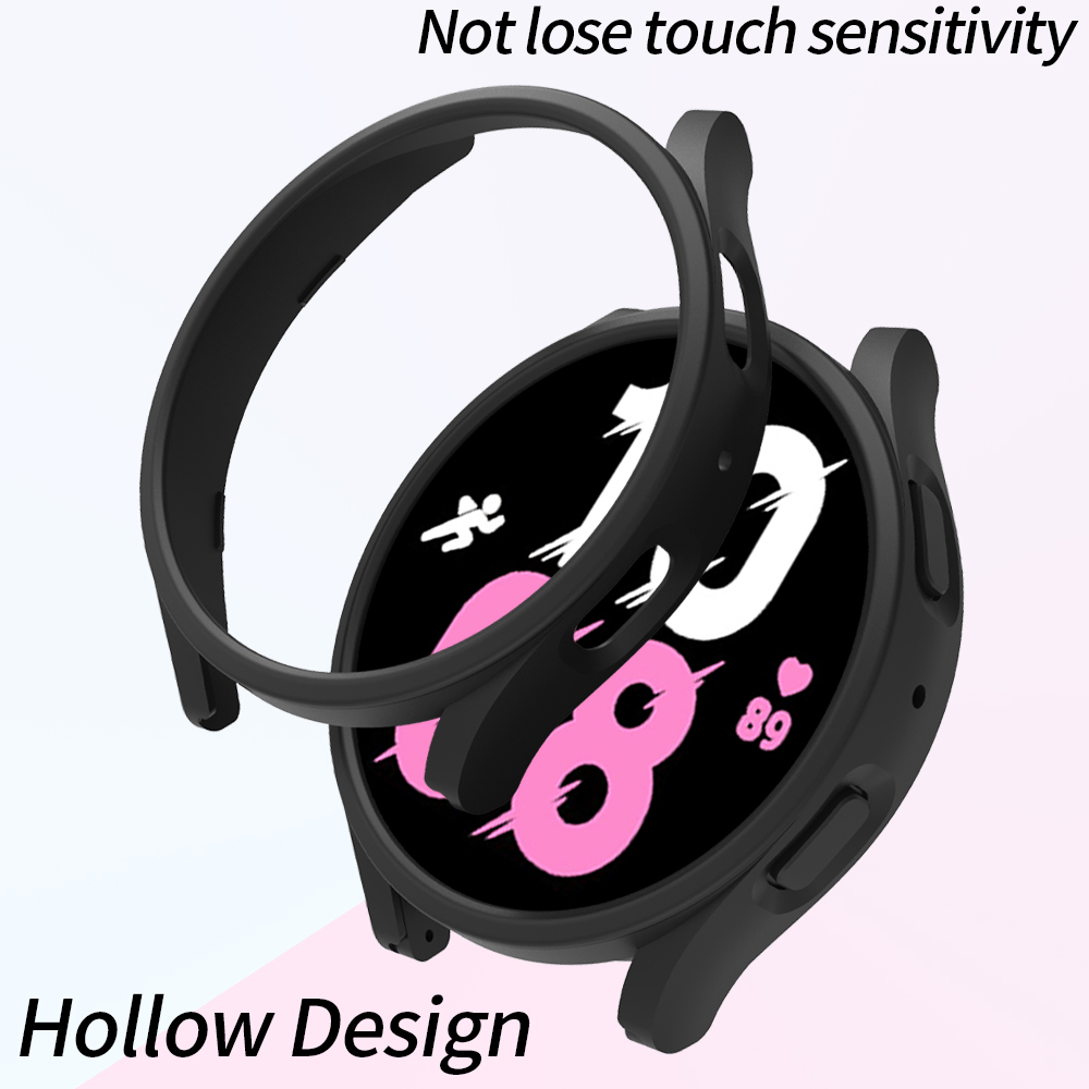 Funda para Samsung Galaxy Watch 4/5/6 40mm 44mm 5pro 45mm Funda PC Mate Protectora Bumper Shell para Galaxy Watch 6 Classic 43mm 47mm Protector Cover