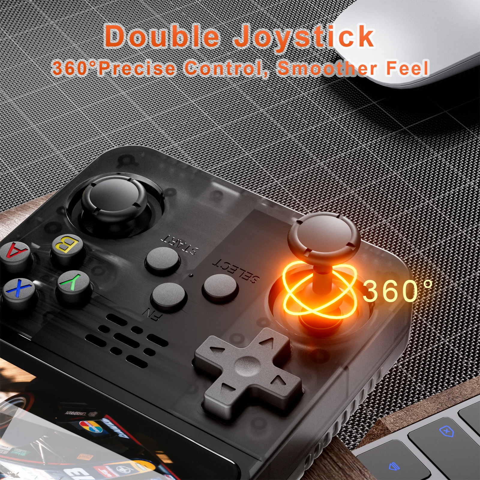 R36S Handheld Game Console 3.5Inch IPS 640x480 Screen Built in 64GB Memory Retro Games Portable Handheld Video Game Console