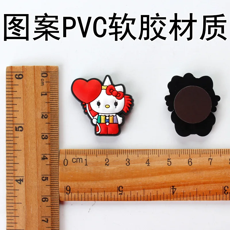 Hello Kitty กระดานวาดภาพซิลิโคน Decore ตู้เย็นขนาดเล็กตกแต่งบ้านสติกเกอร์แม่เหล็กตู้เย็นของที่ระลึกไวท์บอร์ดแม่เหล็ก