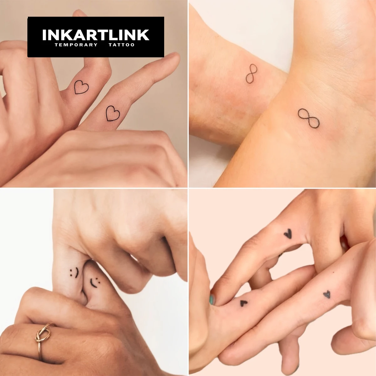 Tatuaje de dedo de henna (18) Tatuaje temporal, dura hasta 15 días, nueva tecnología, pegatina semipermanente mágica impermeable.
