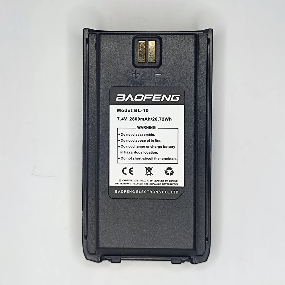Baofeng walkie talkie แบตเตอรี่ A58S, ปรับปรุง UVF10 BF แบตเตอรี่วอล์คกี้ทอล์คกี้ BL-10 Tri-band 10กม. ยาวทรงพลังวิทยุสองทาง