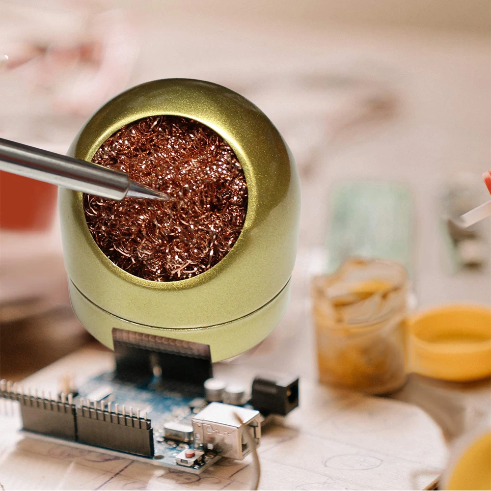 การประสาน เคล็ดลับเหล็กทําความสะอาด Desoldering ทําความสะอาดบอลเชื่อม การประสาน เหล็กตาข่ายกรองลวดโลหะยืนลูกเหล็กดีบุก Remover