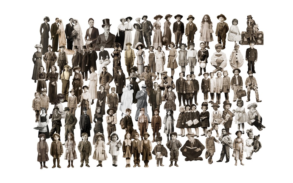 83PCS vintage Tent Decoration Collage Materials Portrait Photos Thick Card JunkJournal Retro Character Fragments