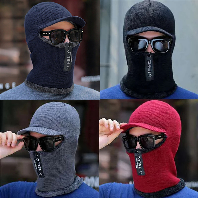 Männer Winter mütze Frauen Strick mützen Mütze Winter lässig Mützen Hut Gorro dicke warme randlose Pelz Mode solide Hip-Hop Motorhaube Kappe