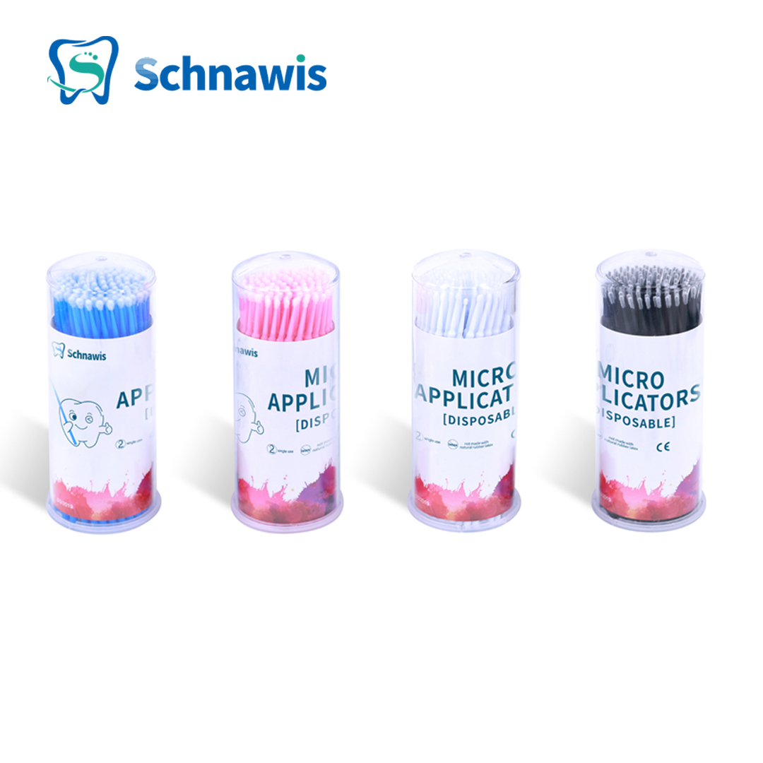 使い捨てマイクロブラシ,アプリケーター,拡張ツール,歯科用器具,デオンドリン,ボックスあたり100個
