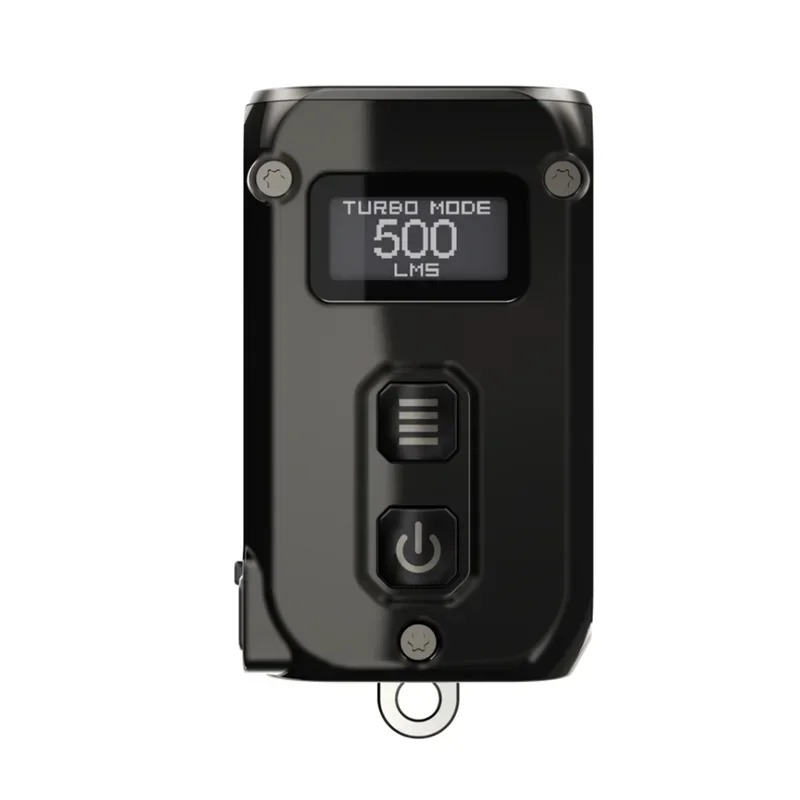 NITECORE Tini2 Ti llavero luz 500 lúmenes tipo C recargable EDC compacto aleación de titanio LED Flshlight