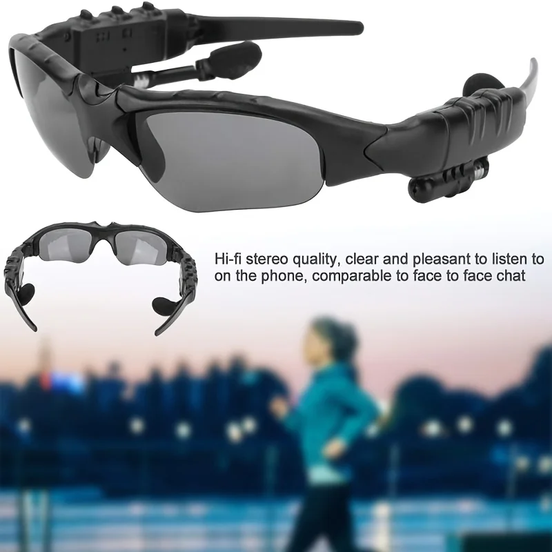 Gafas Auriculares Estéreo Auriculares Inalámbricos con Micrófono Gafas Gafas de Sol para Conducir Ciclismo Deportes Auriculares