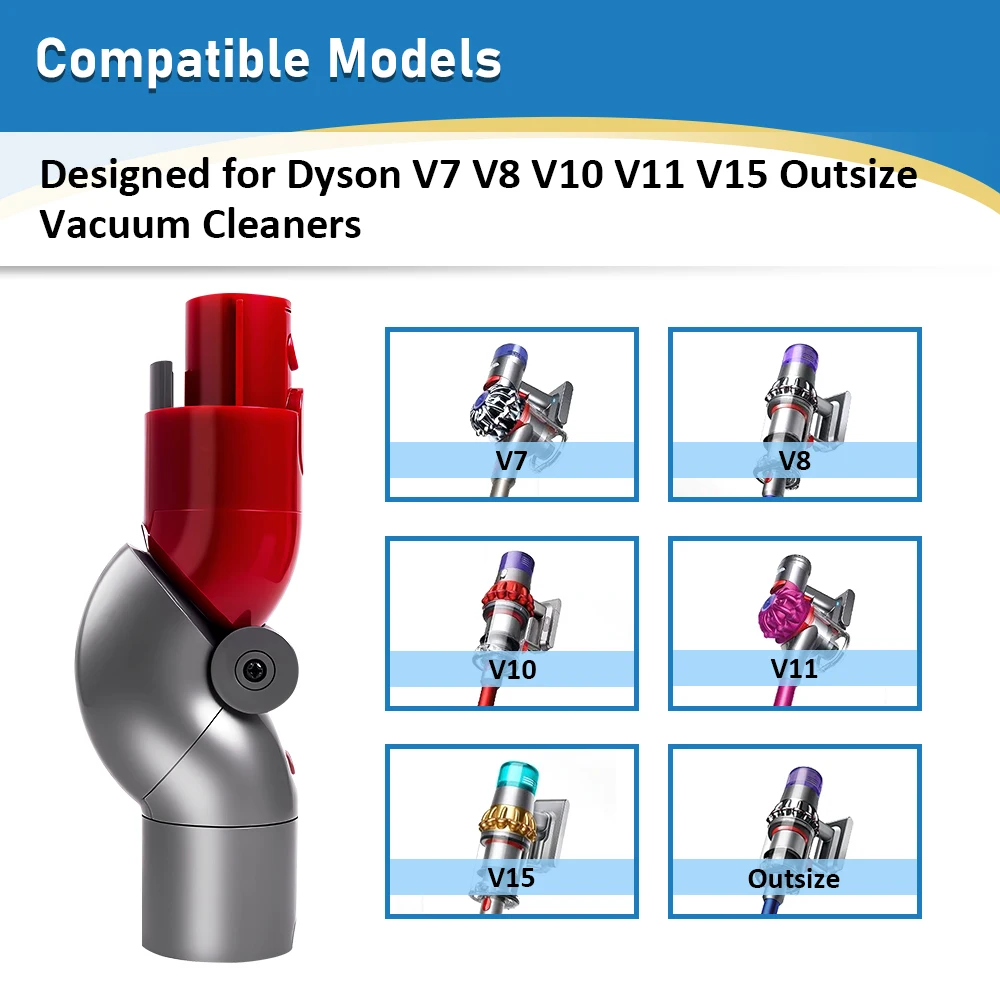 QUICK RELEASE อะแดปเตอร์ด้านล่างด้านบนสําหรับ Dyson V7 V8 V10 V11 V15 เครื่องดูดฝุ่น LOW REACH ADAPTER อะไหล่อุปกรณ์เสริม