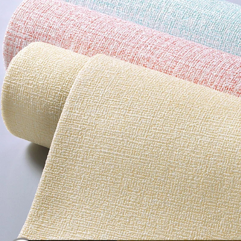 Schuim 3D linnen muurstickers zelfklevend PVC verdikt waterdicht behang voor slaapkamer woonkamer keuken badkamer drom decor