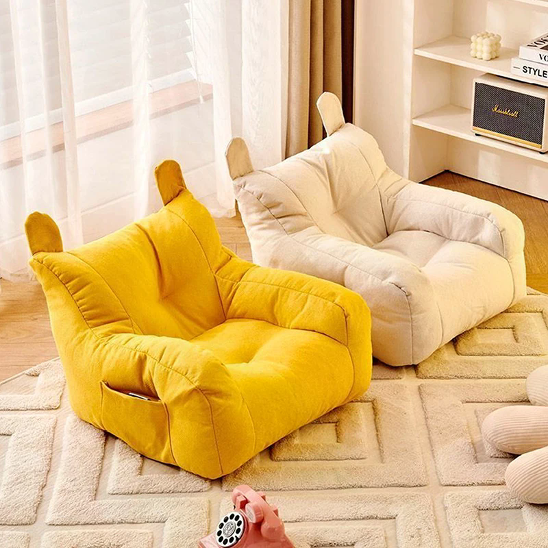Soft Small Sofa Chair Comfortable Ergonomic Living Room Lazy Sofa With Storage Bag Children's Bear Sofa Chair For Boys And Girls
