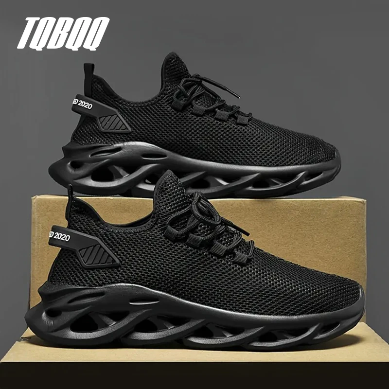 Herren stoßdämpfende leichte laufende schwarze Joggingschuhe braune lässige Sneakers Damen Outdoor atmungsaktive weiße Tennisschuhe